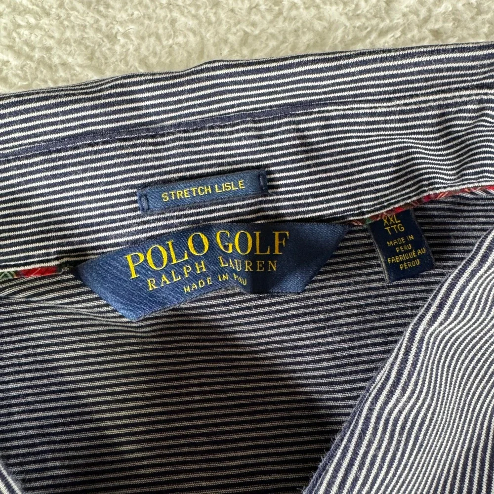 NWOT Polo Ralph Lauren Golf Polo Shirt Men's XXL Harbour Town Golf Links Striped